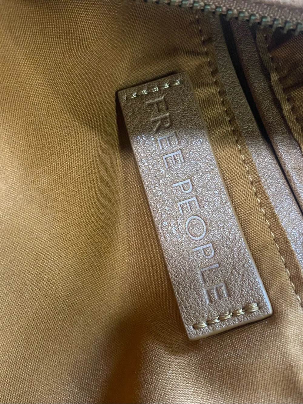 Everyday Free People Hobo Shoulder Bag in Cognac Brown
